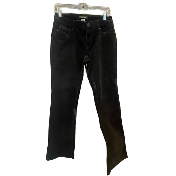 White House Black Market Denim - WHBM Size 4 R. Straight Leg Black Corduroy (Jean/Denim Fit)  VERSATILE!!!